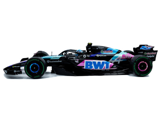 Alpine A524 #10 Pierre Gasly "BWT" 3rd Place Formula One F1 "Sao Paulo GP" (2024) "Competition" Series 1/18 Diecast Model Car by Solido-0
