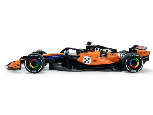 McLaren MCL39 #81 Oscar Piastri "OKX" 3rd Place Formula One F1 "Monaco GP" (2025) "Competition" Series 1/18 Diecast Model Car by Solido-0