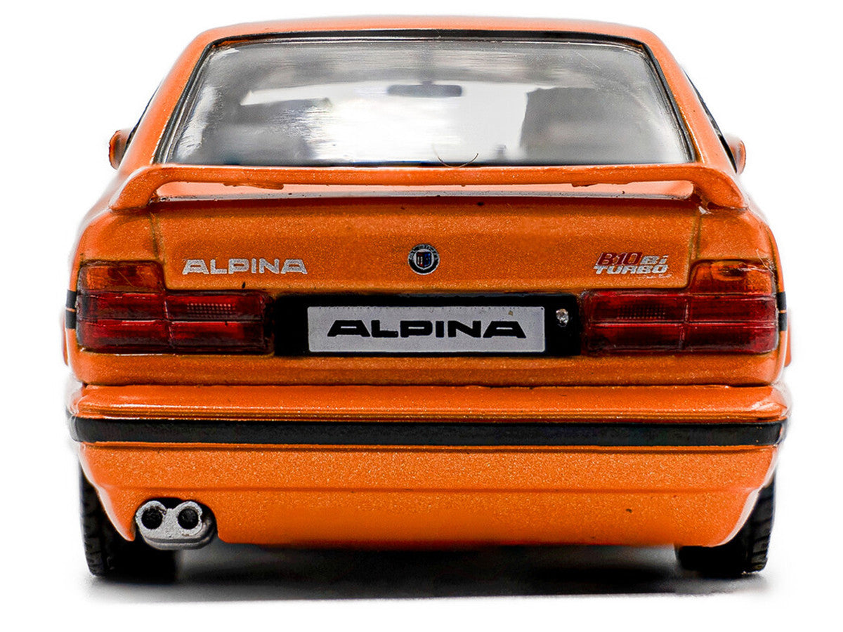 1994 BMW E34 Alpina B10 BiTurbo Orange Metallic with Black Stripes 1/43 Diecast Model Car by Solido-3
