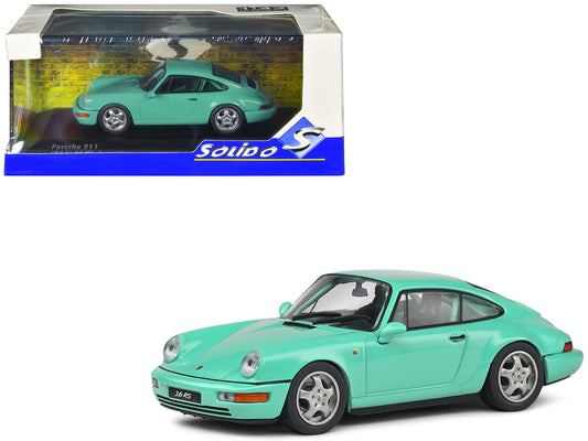 Porsche 911 (964) RS Clubsport Mint Green 1/43 Diecast Model Car by Solido-0
