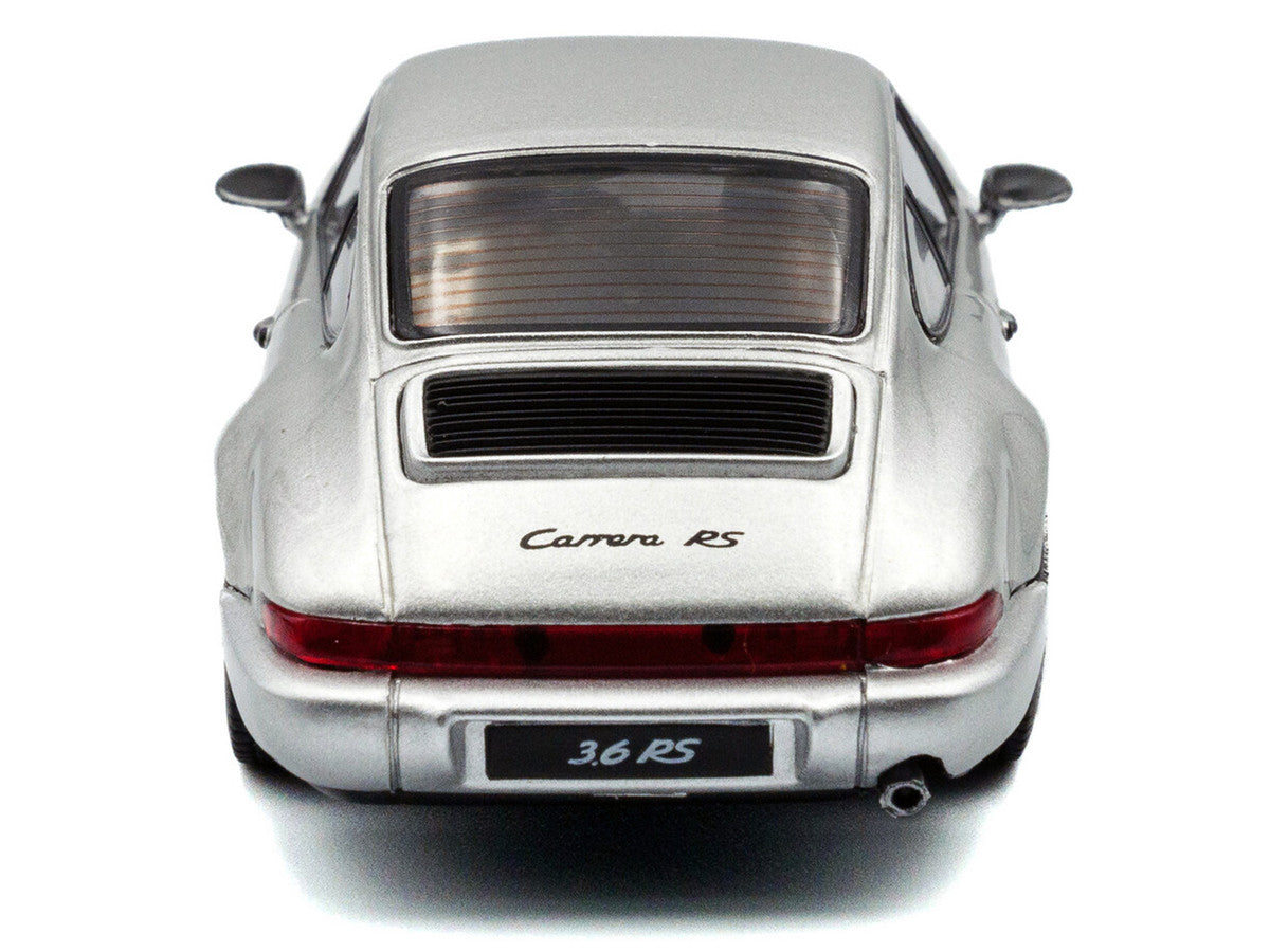 1994 Porsche 911 (964) RS Silver Metallic with Black Stripes 1/43 Diecast Model Car by Solido-3
