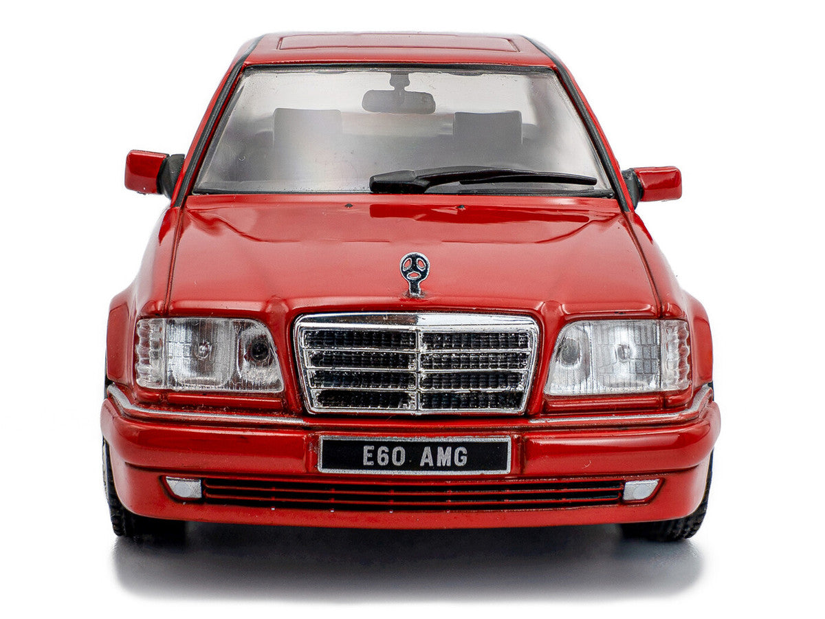 1994 Mercedes-Benz (W124) E60 AMG Signal Red 1/43 Diecast Model Car by Solido-3