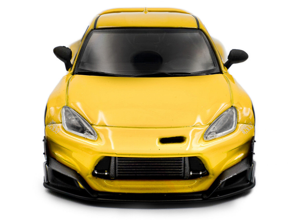 2022 Toyota Pandem GR86 Yellow 1/43 Diecast Model Car by Solido-1