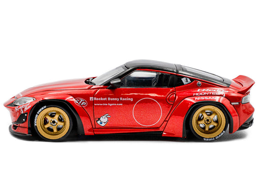 2022 Nissan Pandem Fairlady Z RHD (Right Hand Drive) Red Metallic with Black Top 1/43 Diecast Model Car by Solido-0