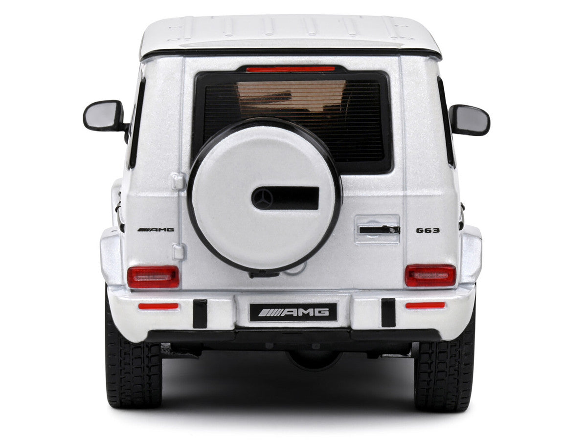 2022 Mercedes-Benz AMG G63 Diamond White Metallic with Graphics 1/43 Diecast Model Car by Solido-2