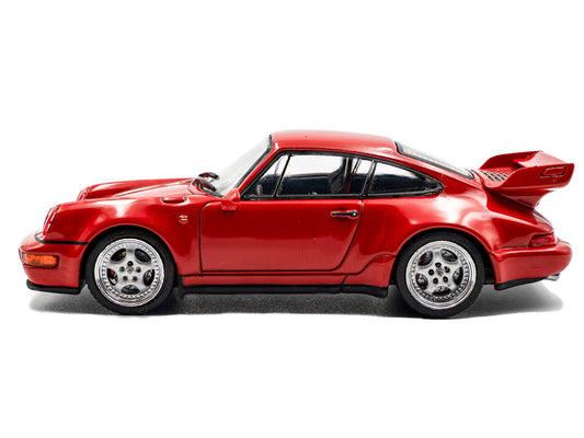 1994 Porsche 911 (964) RS 3.8 Guards Red 1/43 Diecast Model Car by Solido-0