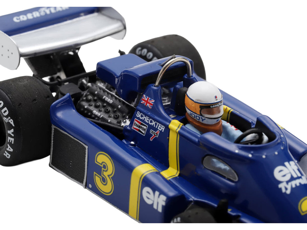 Tyrrell P34 #3 Jody Scheckter Formula One F1 "Belgian GP" (1976) with Driver 1/43 Model Car by Spark-3