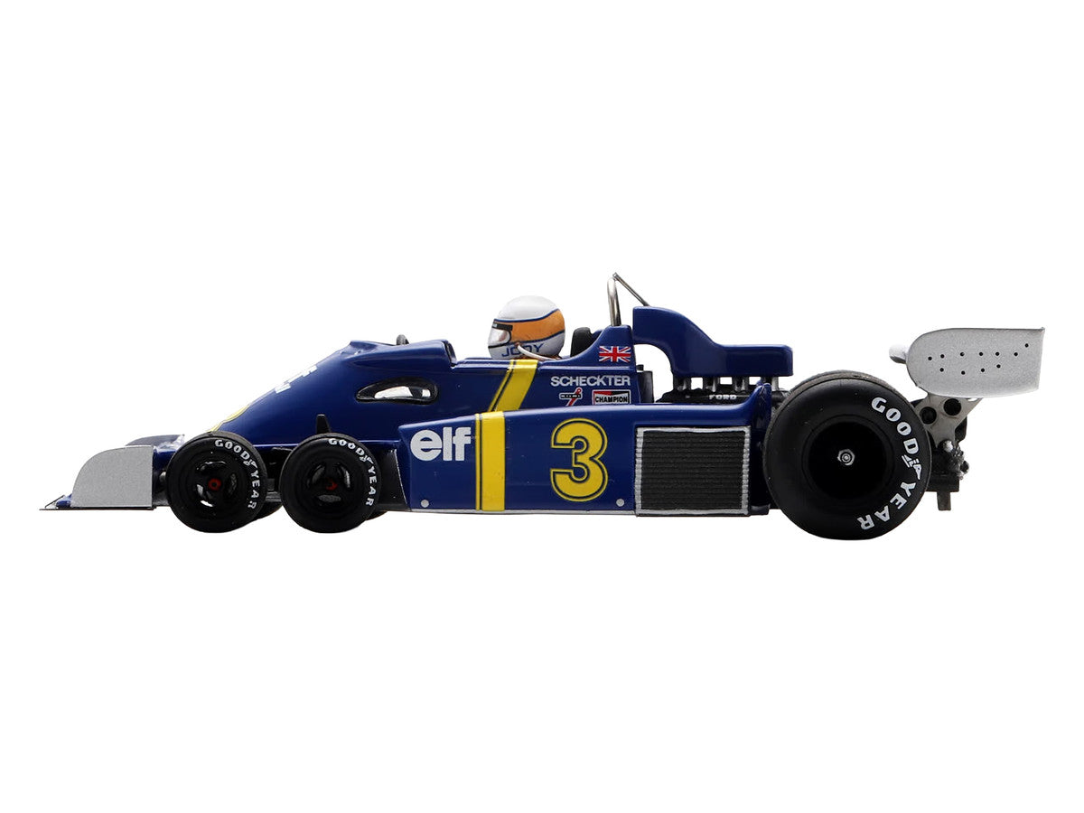 Tyrrell P34 #3 Jody Scheckter Formula One F1 "Belgian GP" (1976) with Driver 1/43 Model Car by Spark-1