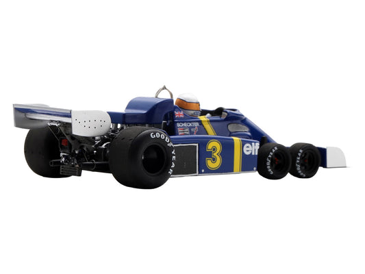 Tyrrell P34 #3 Jody Scheckter Formula One F1 "Belgian GP" (1976) with Driver 1/43 Model Car by Spark-0