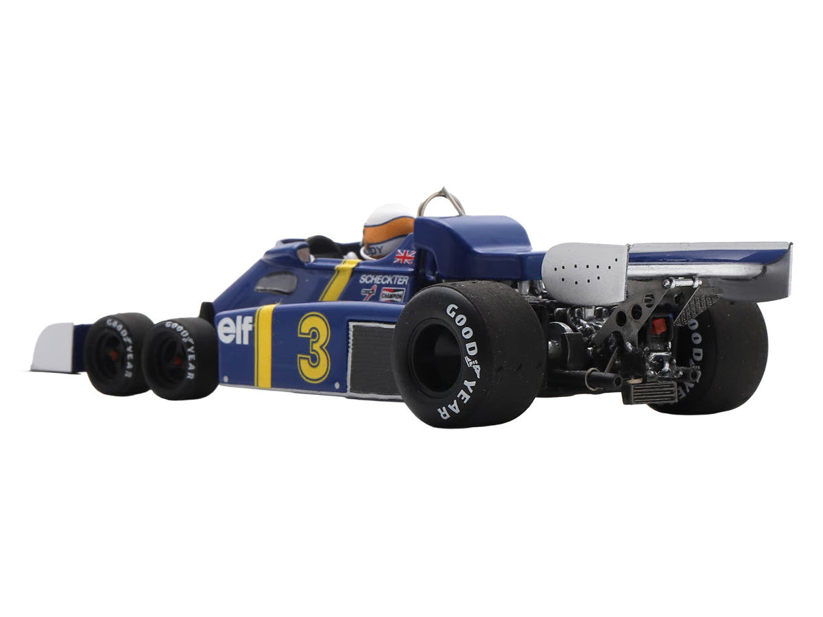 Tyrrell P34 #3 Jody Scheckter Formula One F1 "Belgian GP" (1976) with Driver 1/43 Model Car by Spark-2