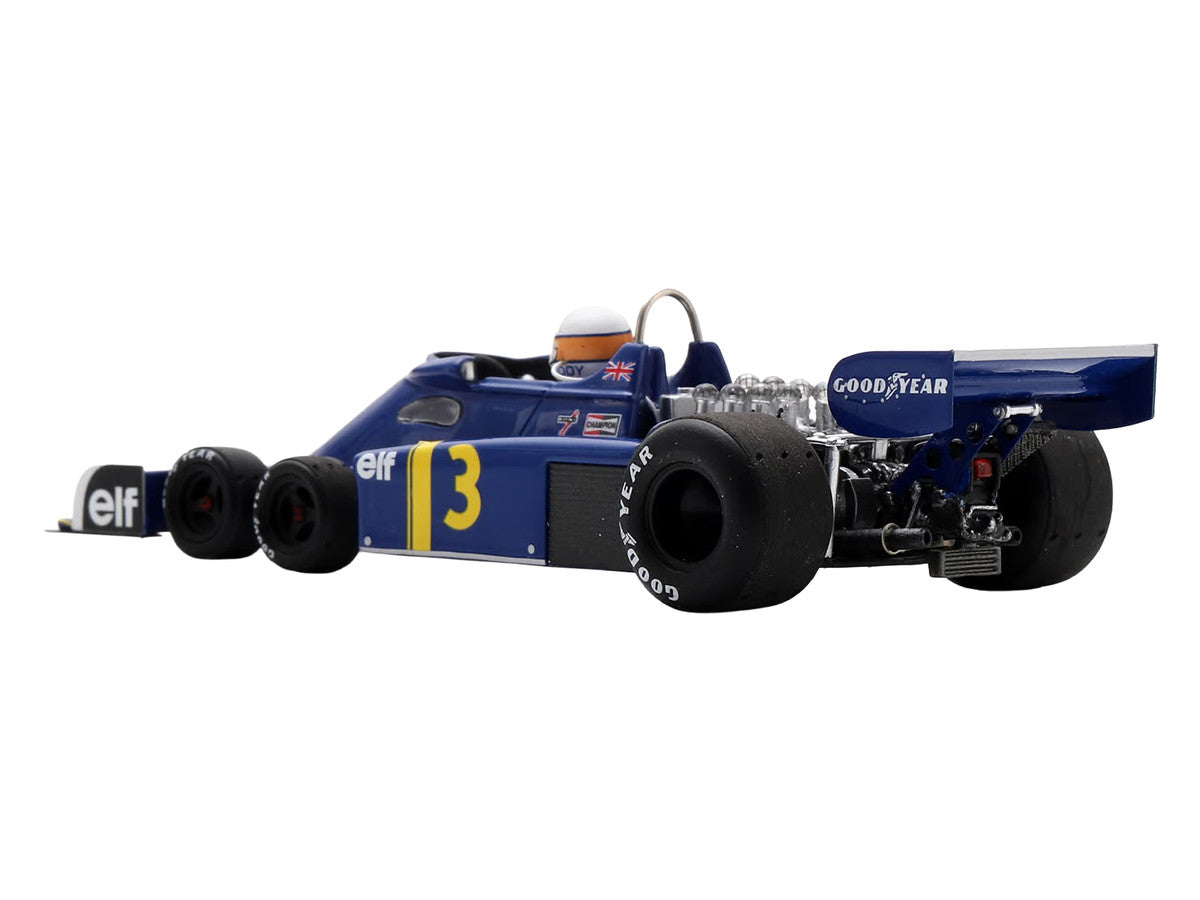 Tyrrell P34 #3 Jody Scheckter Formula One F1 "Dutch GP" (1976) with Driver 1/43 Model Car by Spark-0