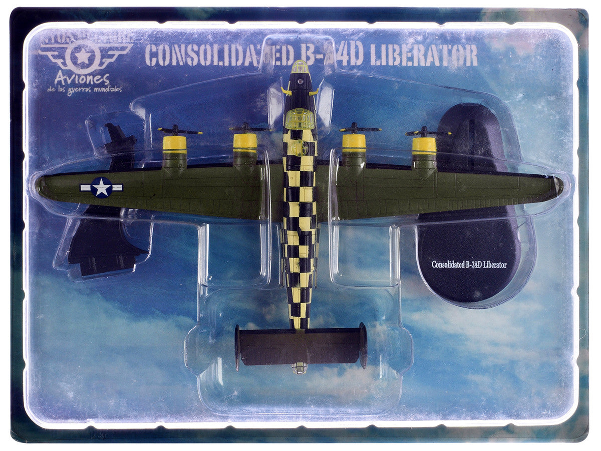 Consolidated B-24D Liberator Aircraft "You Cawn't Miss It 448th Bombardment Group 8th Air Force" (1944) British Royal Air Force 1/144 Diecast Model Airplane by Mitos Del Aire-0