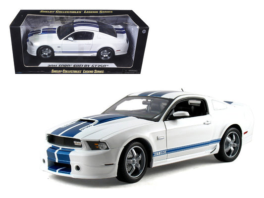 2011 Ford Shelby Mustang GT350 White 1/18 Diecast Model Car by Shelby Collectibles-0