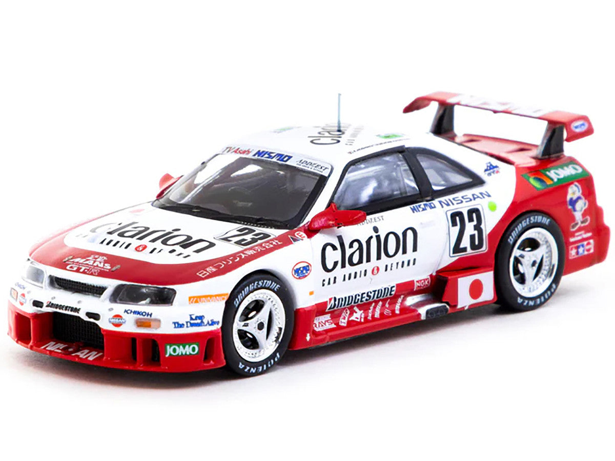 Nissan NISMO GT-R LM #23 Kazuyoshi Hoshino - Toshio Suzuki - Masahiko Kageyama "Presentation" "24 Hours of Le Mans" (1995) "Hobby64" Series 1/64 Diecast Model Car by Tarmac Works-1