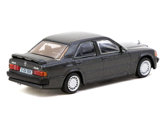 Mercedes-Benz 190 E 2.3-16 Blue-Black Metallic "Global64" Series 1/64 Diecast Model Car by Tarmac Works-0
