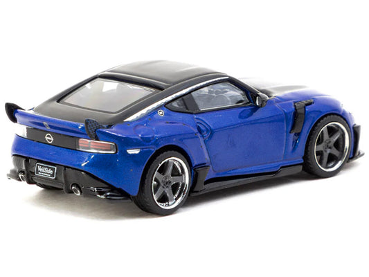 Nissan VeilSide FFZ400 Fairlady Z RHD (Right Hand Drive) Blue Metallic with Black Top "Global64" Series 1/64 Diecast Model by Tarmac Works-0