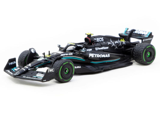 Mercedes-AMG F1 W14 E Performance #44 Lewis Hamilton Formula One F1 "Monaco GP" (2023) "Global64" Series 1/64 Diecast Model by Tarmac Works-0
