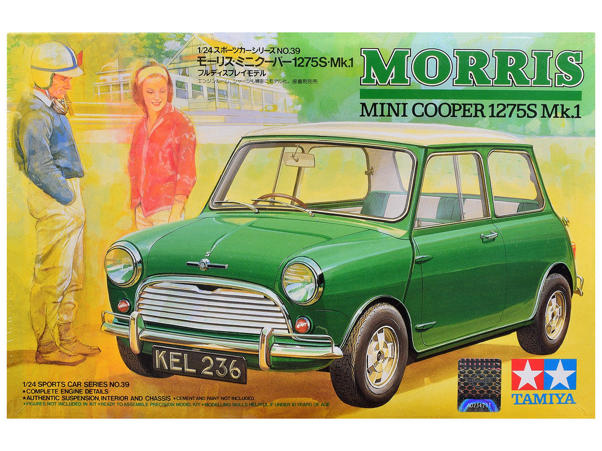 Model Kit Morris Mini Cooper 1275S MK.1 1/24 Scale Model by Tamiya-4