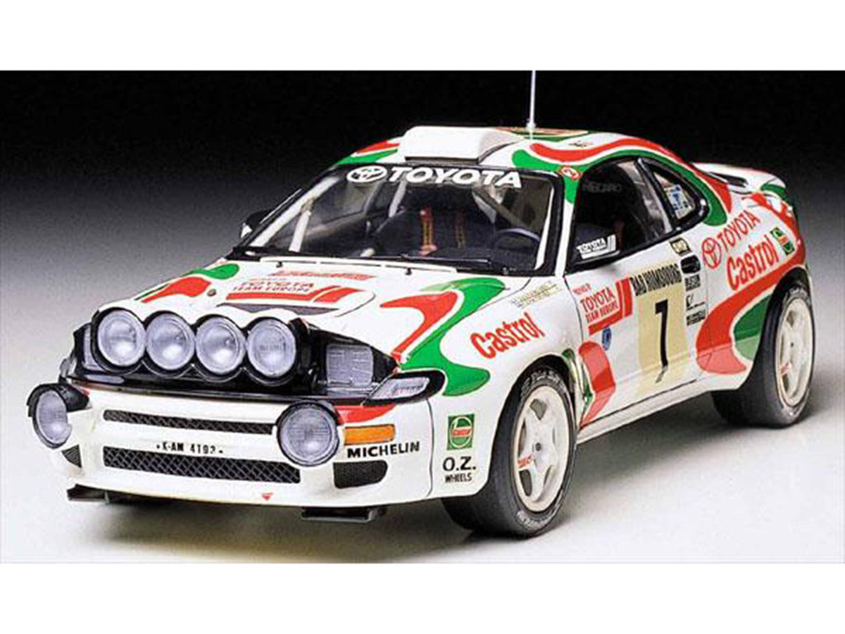 Model Kit Toyota Celica GT-Four (Castrol Celica) #3 Winner "Monte-Carlo Rally" (1993) 1/24 Scale Model by Tamiya-0