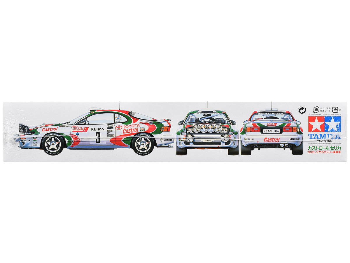 Model Kit Toyota Celica GT-Four (Castrol Celica) #3 Winner "Monte-Carlo Rally" (1993) 1/24 Scale Model by Tamiya-3