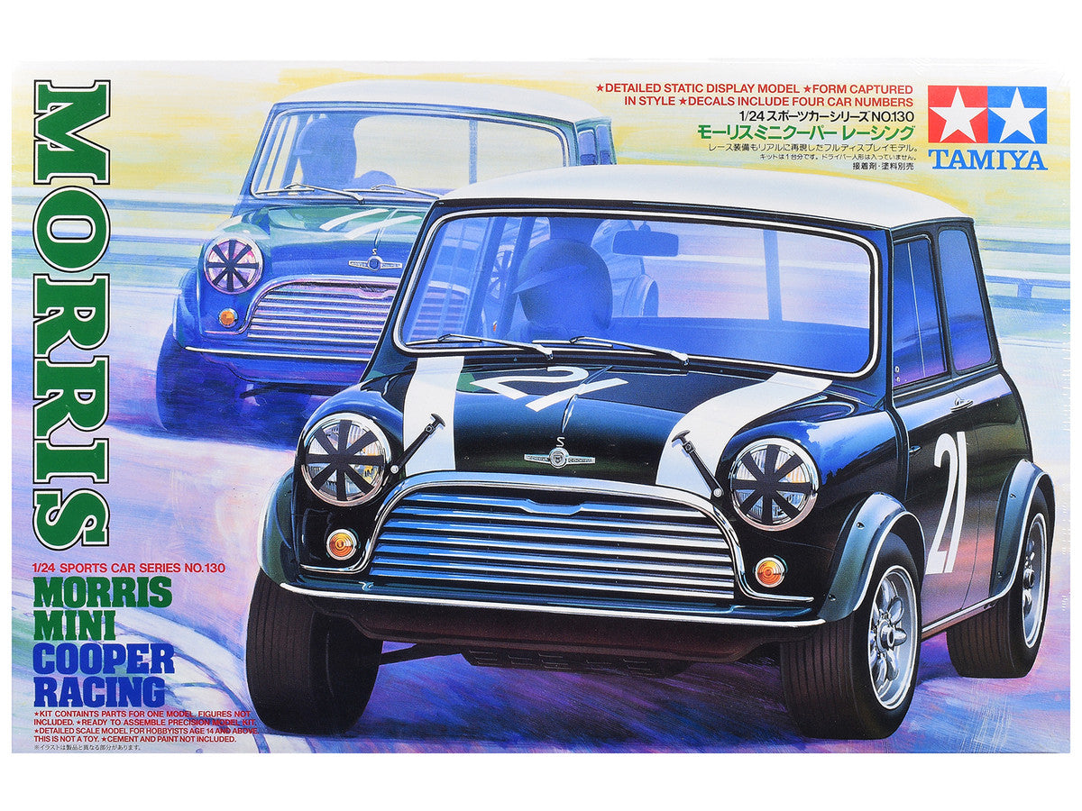 Model Kit Morris Mini Cooper Racing 1/24 Scale Model by Tamiya-0