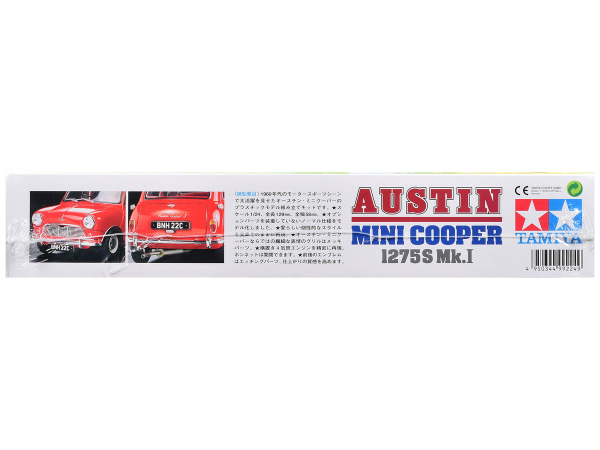 Model Kit Austin Mini Cooper 1275S MK.1 1/24 Scale Model by Tamiya-3