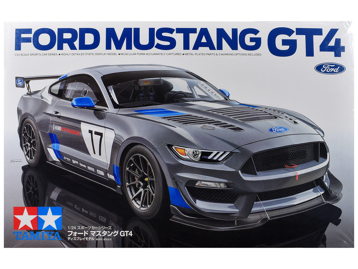 Model Kit Ford Mustang GT4 1/24 Scale Model by Tamiya-0
