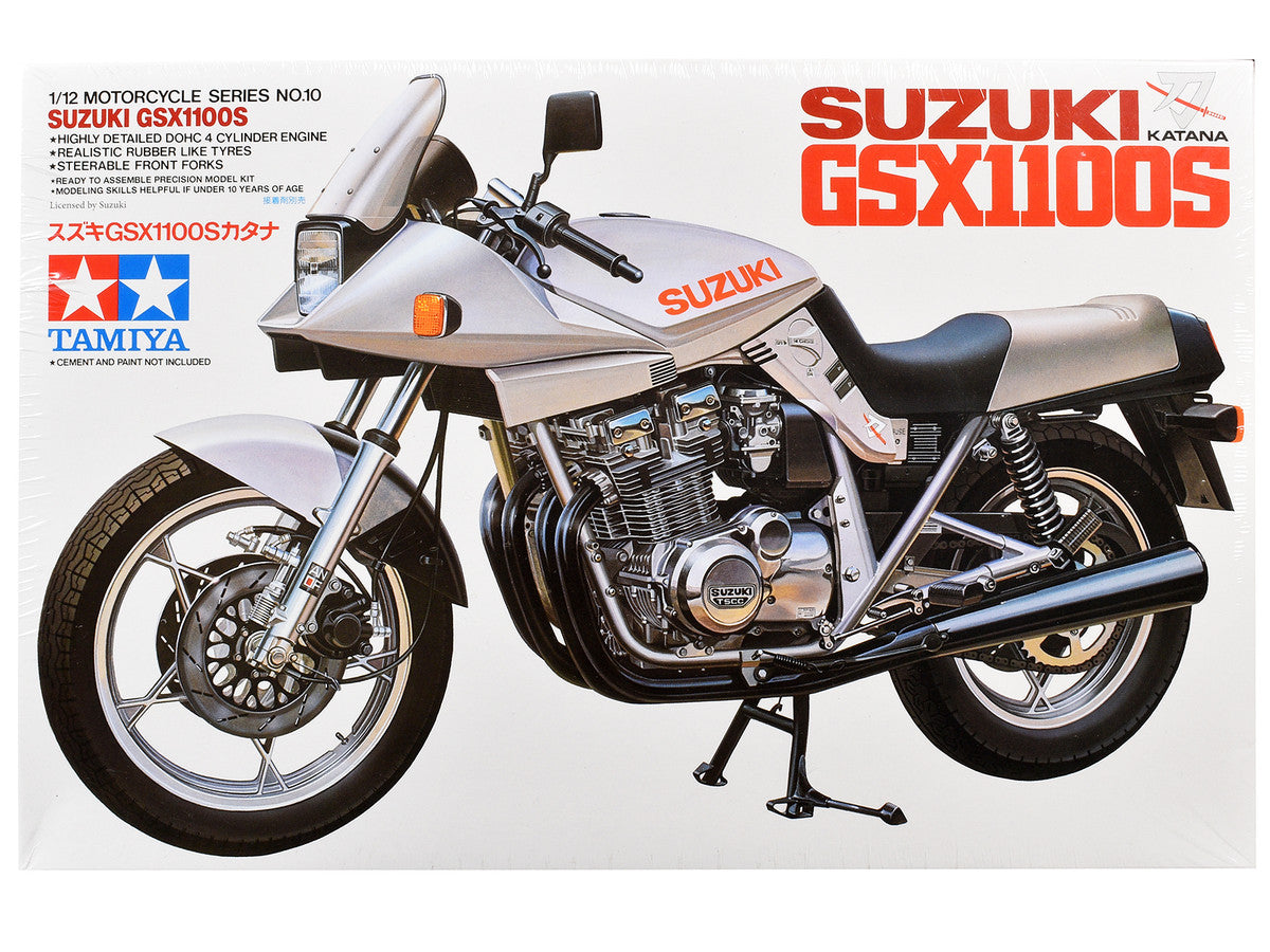 Model Kit Suzuki GSX1100S Katana Motorcycle 1/12 Scale Model by Tamiya-2