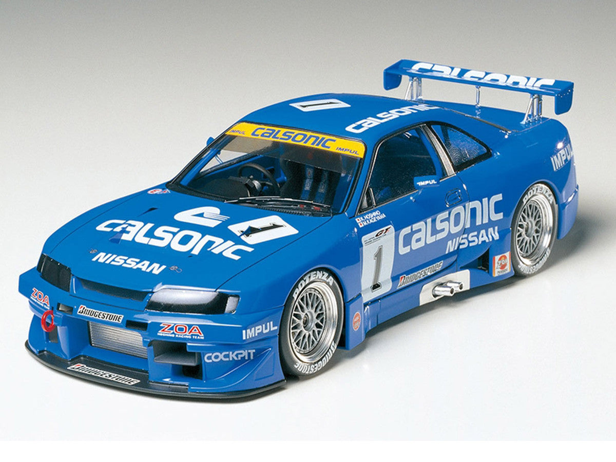 Model Kit Nissan Skyline GT-R "Calsonic" 1/24 Scale Model by Tamiya-1