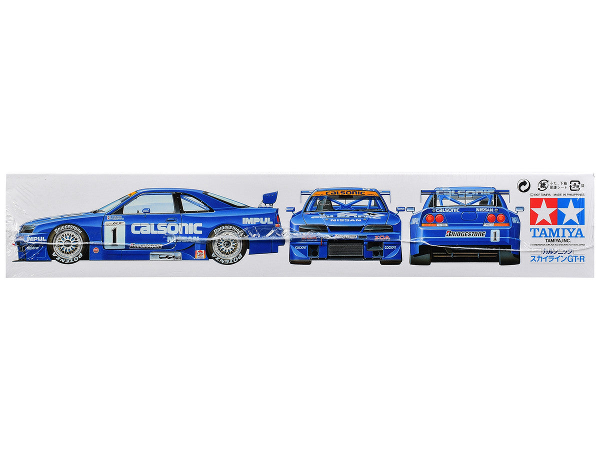Model Kit Nissan Skyline GT-R "Calsonic" 1/24 Scale Model by Tamiya-2