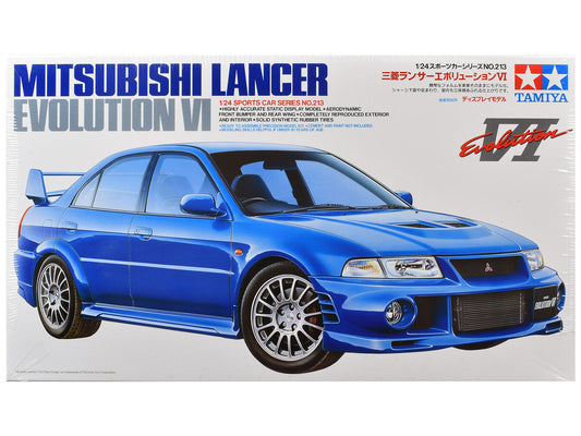 Model Kit Mitsubishi Lancer Evolution VI 1/24 Scale Model by Tamiya-0