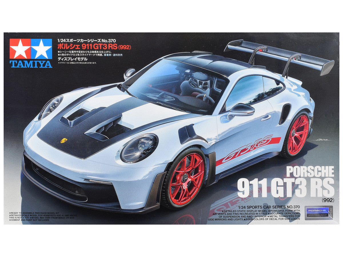Model Kit Porsche 911 GT3 RS (992) 1/24 Scale Model by Tamiya-0