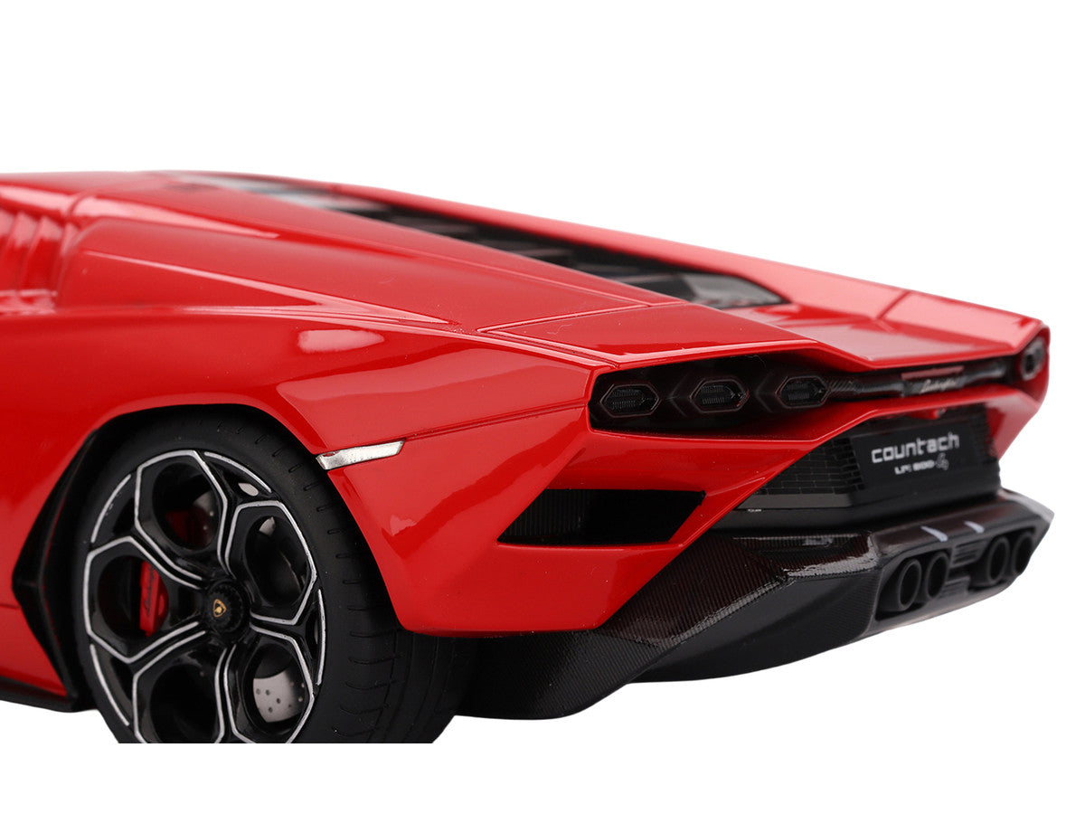 Lamborghini Countach LPI 800-4 Rosso Mars Red 1/18 Model Car by Top Speed-1
