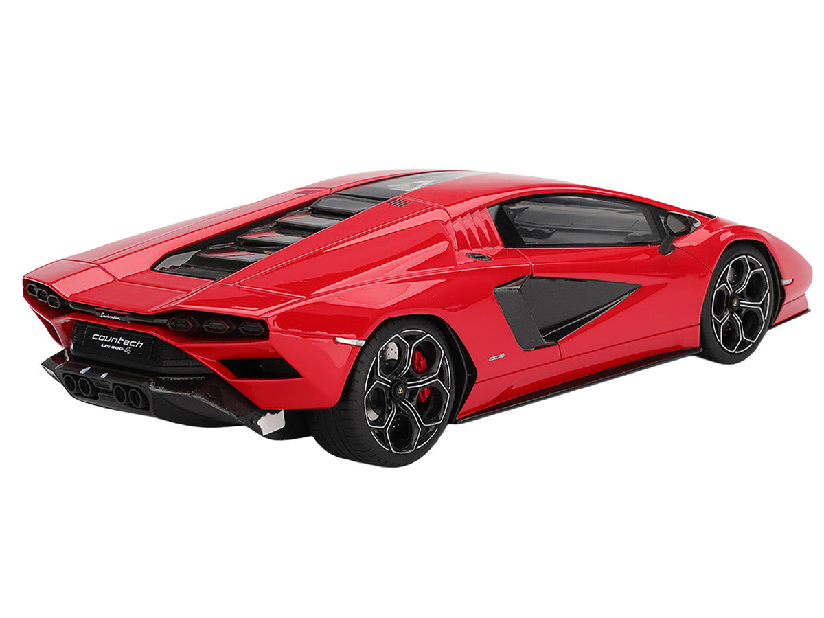 Lamborghini Countach LPI 800-4 Rosso Mars Red 1/18 Model Car by Top Speed-3