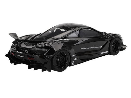 McLaren 720S "LB-Works" Black "Tokyo Auto Salon 2024" 1/18 Model Car by Top Speed-0