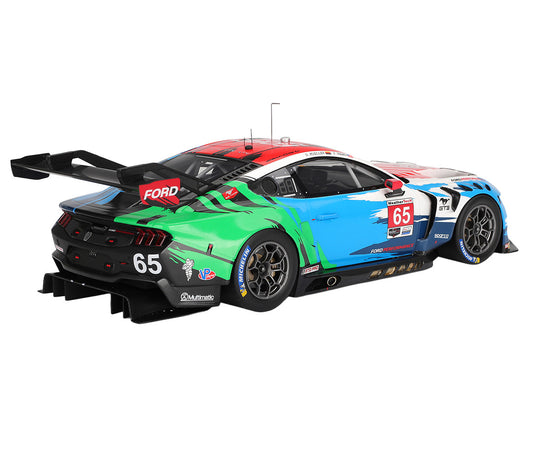 Ford Mustang GT3 #65 Joey Hand - Dirk Muller "Ford Multimatic Motorsports" "Motul Course de Monterey - Laguna Seca" (2024) 1/18 Model Car by Top Speed-0