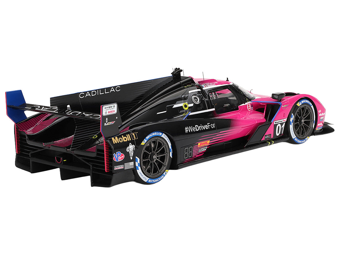 Cadillac V-Series.R #01 Sebastien Bourdais - Scott Dixon - Renger van der Zande "Cadillac Racing" Winner IMSA "Petit Le Mans" (2024) 1/18 Model Car by Top Speed-1