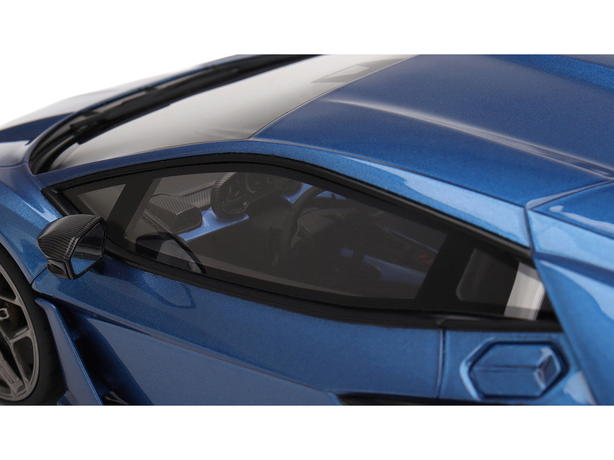 Lamborghini Revuelto Blu Eleos Blue Metallic 1/18 Model Car by Top Speed-3