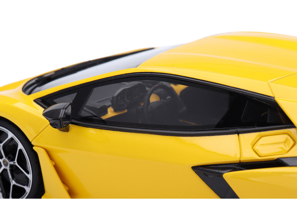 Lamborghini Revuelto Giallo (Yellow) 1/18 Model Car by Top Speed-1