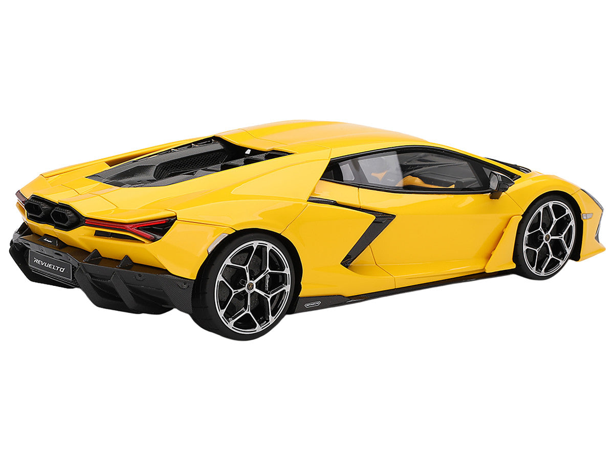 Lamborghini Revuelto Giallo (Yellow) 1/18 Model Car by Top Speed-4