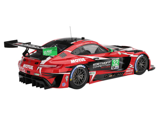 Mercedes-AMG GT3 EVO #32 Maximilian Gotz - Kenton Koch - Seth Lucas - Daniel Morad "Korthoff Competition Motors" IMSA "24 Hours of Daytona" (2025) 1/18 Model Car by Top Speed-0