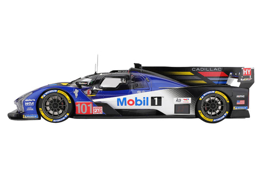 Cadillac V-Series.R #101 Filipe Albuquerque - Jordan Taylor - Ricky Taylor "Cadillac Wayne Taylor Racing" FIA WEC "24 Hours of Le Mans" (2025) 1/18 Model Car by Top Speed-0
