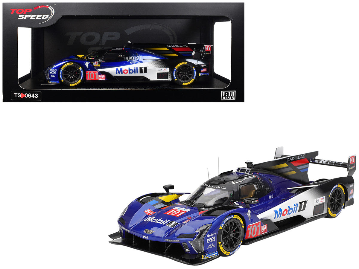 Cadillac V-Series.R #101 Filipe Albuquerque - Jordan Taylor - Ricky Taylor "Cadillac Wayne Taylor Racing" FIA WEC "24 Hours of Le Mans" (2025) 1/18 Model Car by Top Speed-4