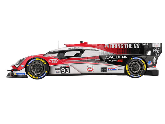 Acura ARX-06 #93 Alex Palou - Renger van der Zande - Nick Yelloly "Acura Meyer Shank Racing" 3rd Place GTP IMSA "12 Hours of Sebring" (2025) 1/18 Model Car by Top Speed-0