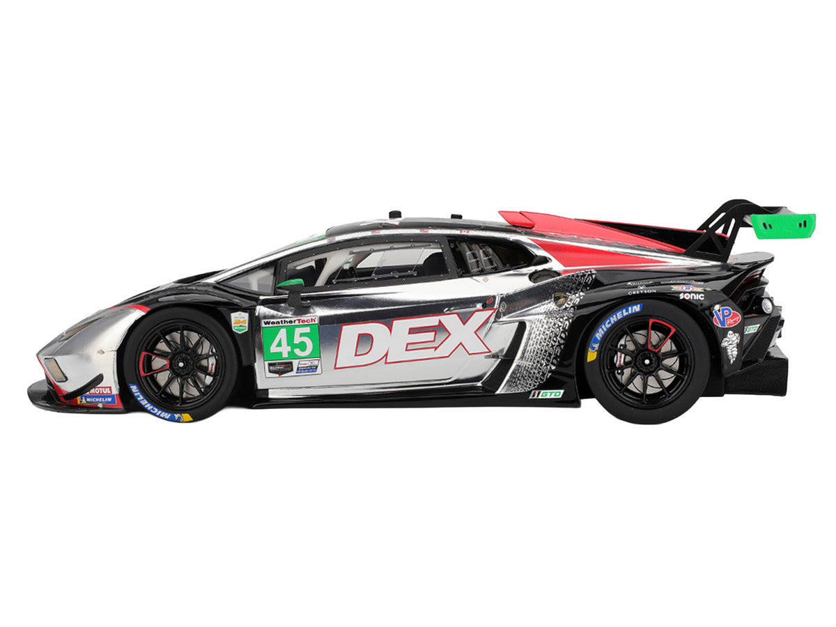 Lamborghini Huracan GT3 EVO2 #45 Graham Doyle - Danny Formal - Trent Hindman - Kyle Marcelli "Wayne Taylor Racing" IMSA "24 Hours of Daytona" (2025) 1/18 Model Car by Top Speed-0