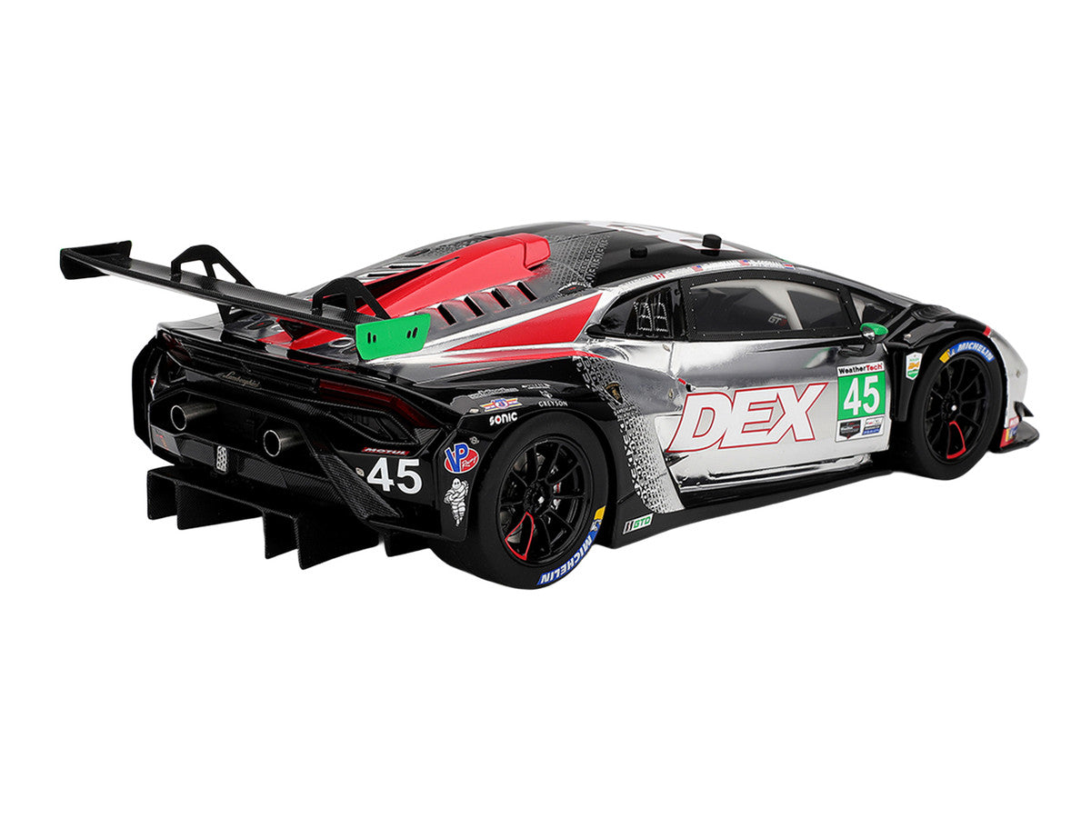 Lamborghini Huracan GT3 EVO2 #45 Graham Doyle - Danny Formal - Trent Hindman - Kyle Marcelli "Wayne Taylor Racing" IMSA "24 Hours of Daytona" (2025) 1/18 Model Car by Top Speed-1