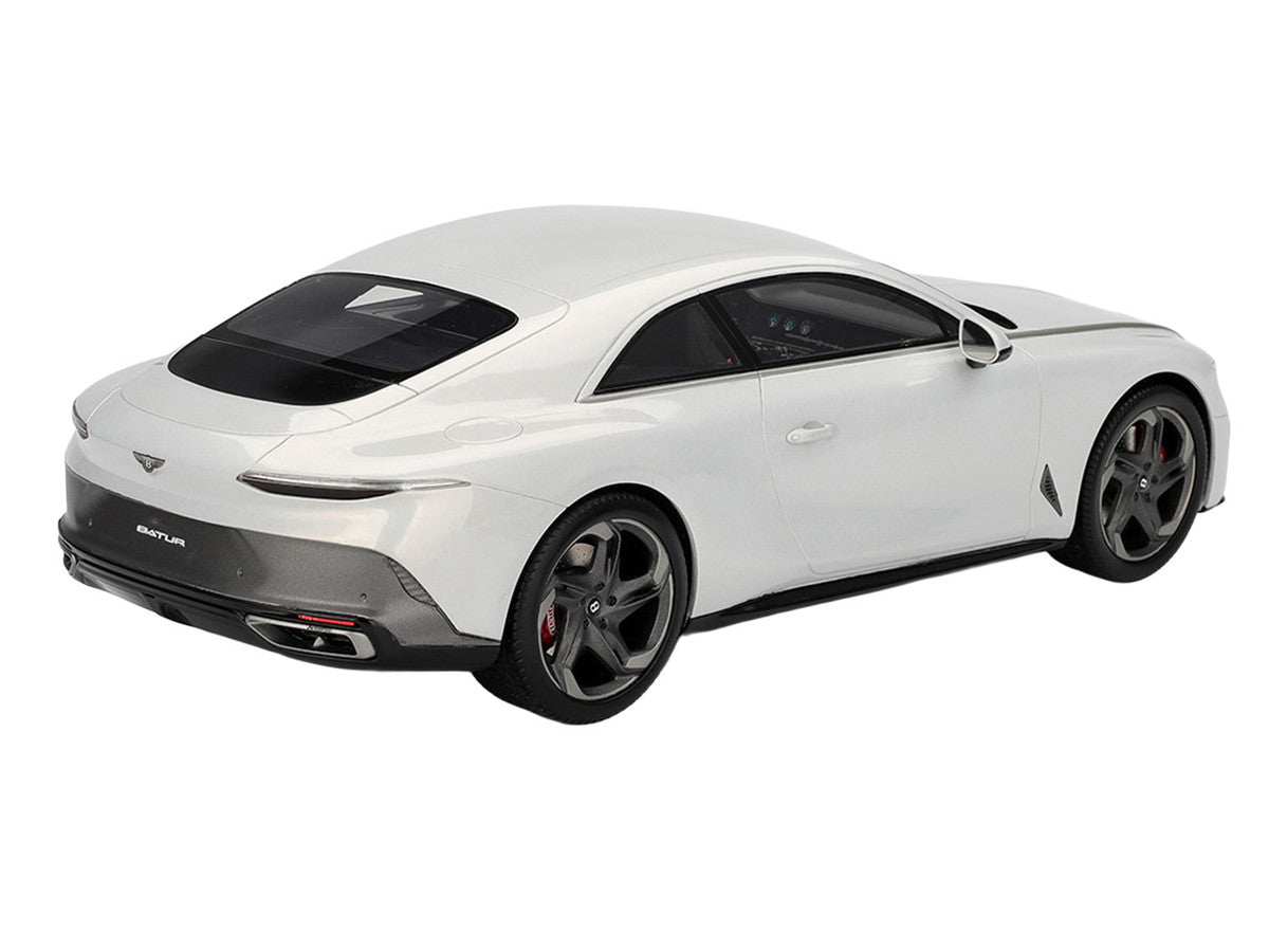 Bentley Batur Bonneville Pearl White Metallic 1/18 Model Car by Top Speed-0