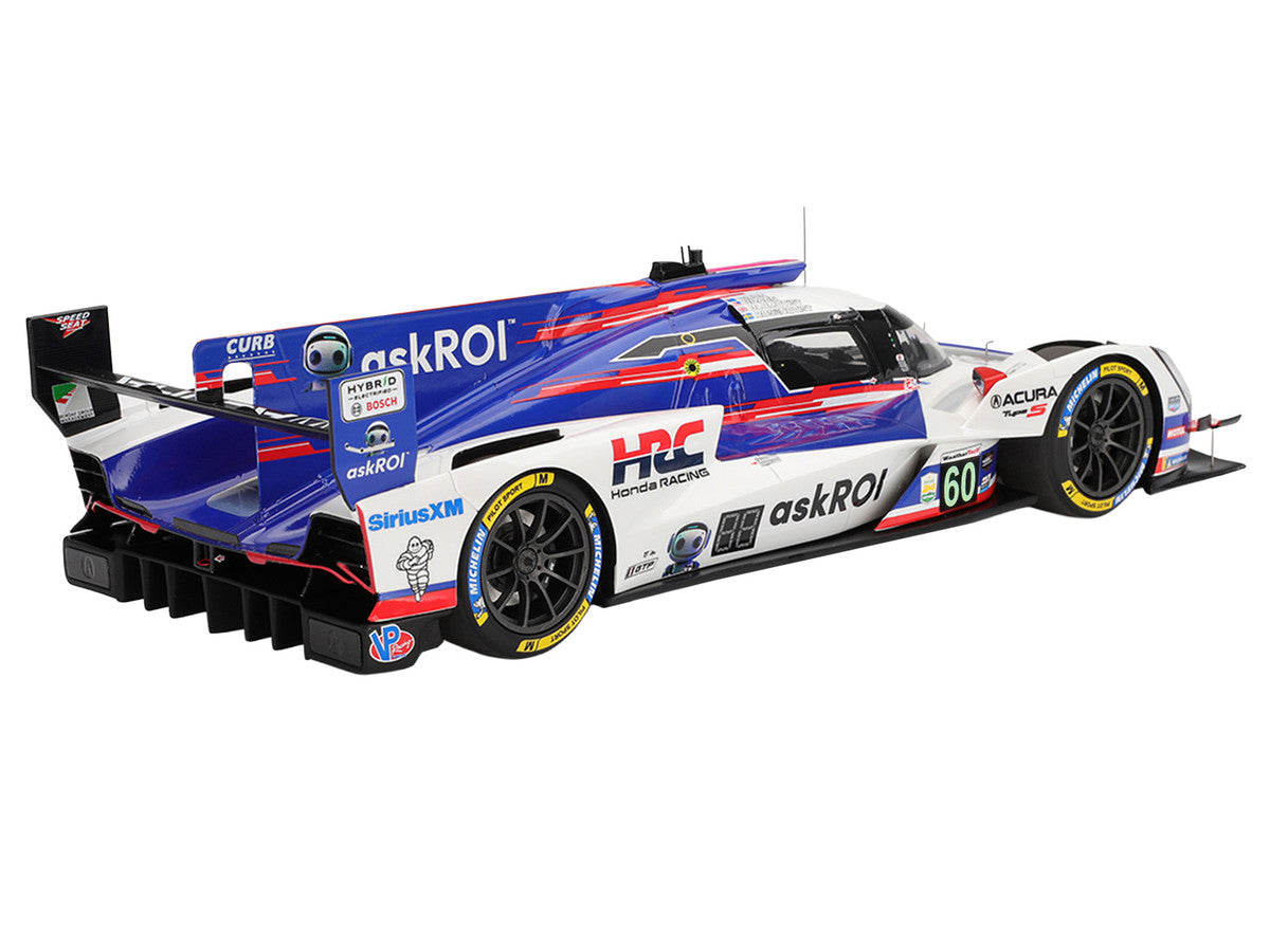 Acura ARX-06 GTP #60 Tom Blomqvist - Colin Braun - Scott Dixon - Felix Rosenqvist "Acura Meyer Shank Racing with Curb-Agajanian" 2nd Place IMSA "24 Hours of Daytona" (2025) 1/18 Model Car by Top Speed-4