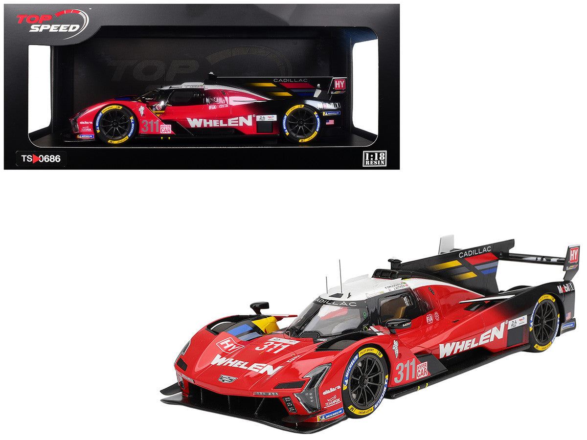 Cadillac V-Series.R #311 Jack Aitken - Felipe Drugovich - Frederik Vesti "Cadillac Whelen" FIA WEC "24 Hours of Le Mans" (2025) 1/18 Model Car by Top Speed-4
