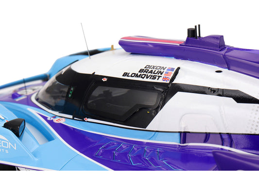 Acura ARX-06 GTP #60 Tom Blomqvist - Colin Braun - Scott Dixon "Acura Meyer Shank Racing with Curb-Agajanian" IMSA "12 Hours of Sebring" (2025) 1/18 Model Car by Top Speed-0